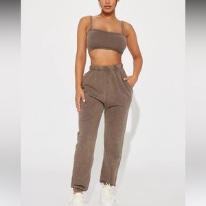 Mineral Wash Jogger Set